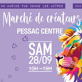 Marché des créateurs le 28 septembre à Pessac centre