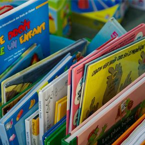 caisse de livres pour enfants