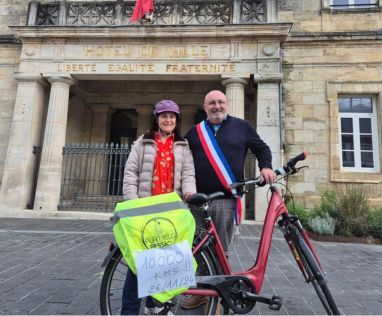 En 5 ans, cette Pessacaise a parcouru 10 000kms à vélo.