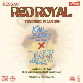 Une soirée rock aura lieu à la salle du Royal le vendredi 31 janvier